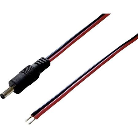 BKL Electronic 075138 Cavo per bassa tensione Spina a bassa tensione - Estremità aperta 4 mm 1.70 mm 0.50 m 1 pz.