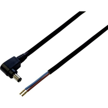 BKL Electronic 075168 Cavo per bassa tensione Spina a bassa tensione - Estremità aperta 5.50 mm 2.10 mm 1.00 m 1 pz.