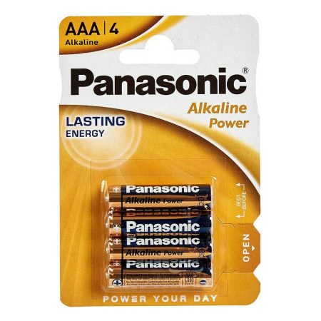 Batterie Alcaline Panasonic LR03 AAA (12 Unità)