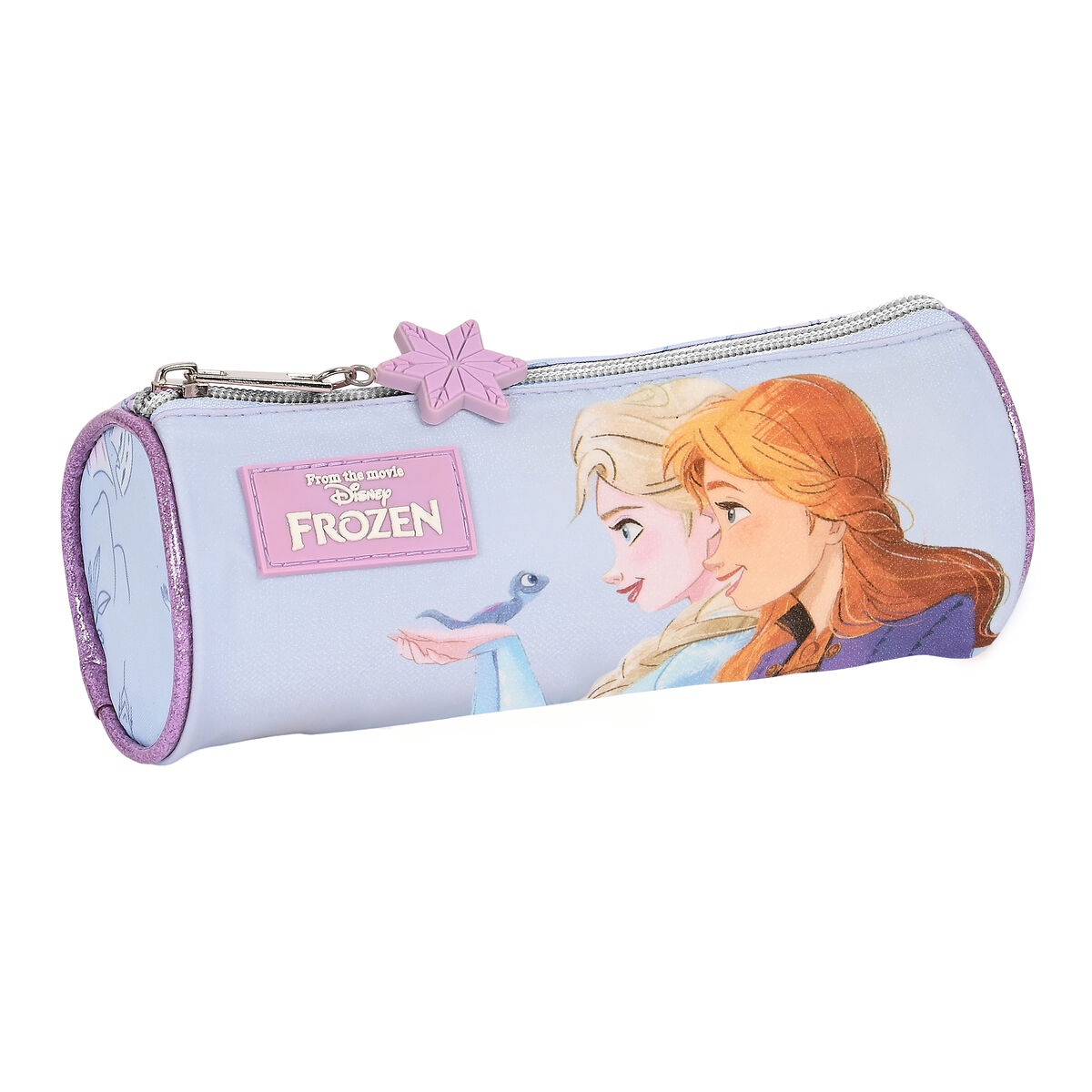 Astuccio Scuola Cilindrico Frozen Believe 20 x 7 x 7 cm Lilla