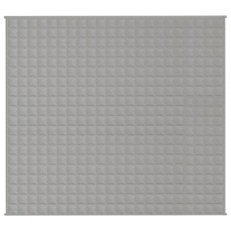 Coperta Ponderata Grigia 200x220 cm 13 kg Tessuto