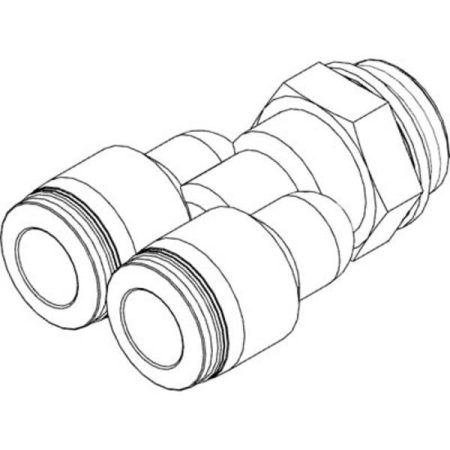 FESTO Raccordo a Y 186180 QSY-G1/8-6 Ø tubo: 6 mm 1 pz.