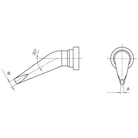 Weller LT-HX Punta di saldatura Forma a scalpello