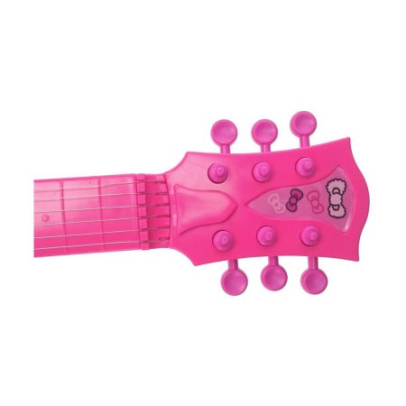 Chitarra da Bambino Hello Kitty Elettronica Microfono Rosa