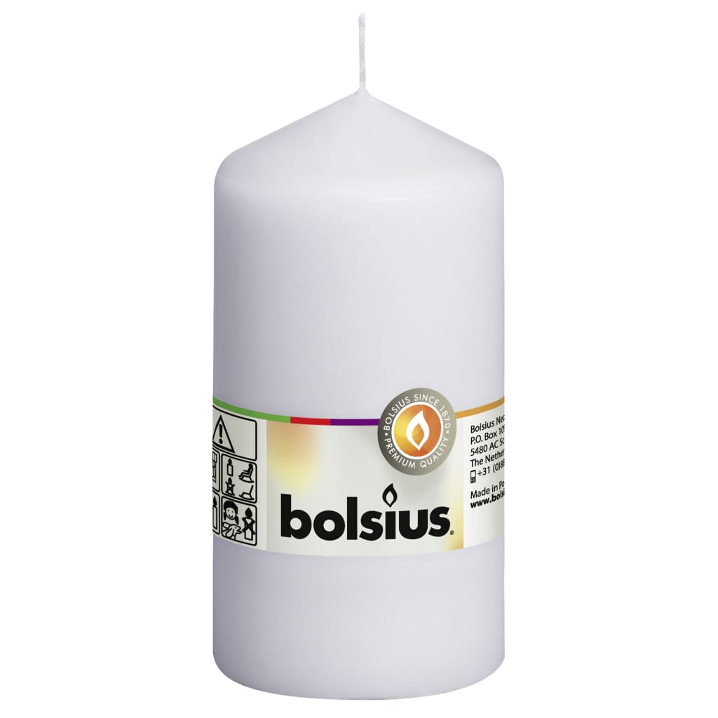BOLSIUS - Candele Moccoli 8 Pz 130x68 Mm Rosso Vino - ePrice