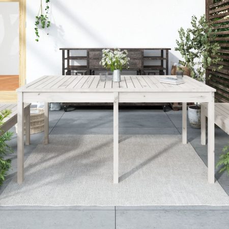 Tavolo da Giardino Bianco 159