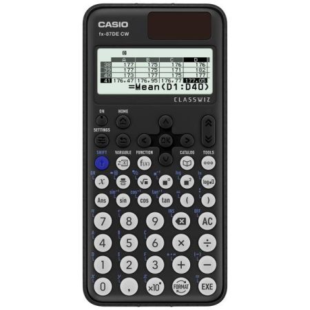 Casio FX-87DE CW Calcolatrice tecnica scientifica Nero Display (cifre): 10 a batteria