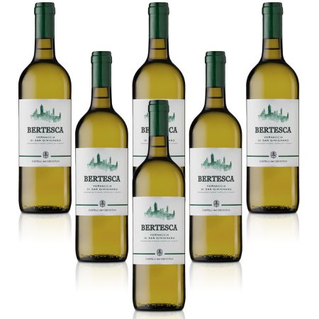Vino Bianco Vernaccia di San Gimignano DOCG Bertesca Conf. da 6 Bottiglia/e