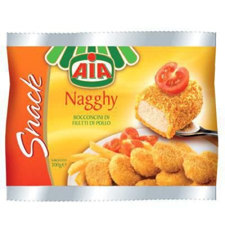 Nagghy Bocconcini di filetto di pollo Aia 300g (Prodotto Surgelato)