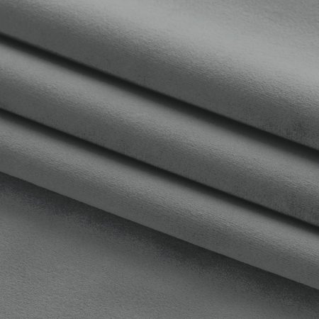 Tenda  VILA colore grafite stile classico tubo infila tende 5cm con frangia 3 cm  velluto 265x225 homede