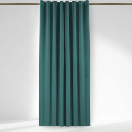 Tenda  VILA colore marittimo stile classico bretelle per tende 10 cm velluto 530x175 homede