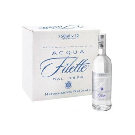 Acqua Filette Vetro Conf 12 Bottiglie da 750 cl