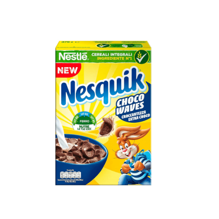 Cereali Nesquik Choco Waves 375 Grammi
