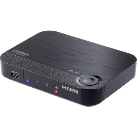 SpeaKa Professional 2+1 Porta Switch HDMI con ingresso USB-C® aggiuntivo 3840 x 2160 Pixel