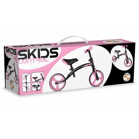 Bicicletta per Bambini SKIDS CONTROL   Senza pedali Nero Rosa