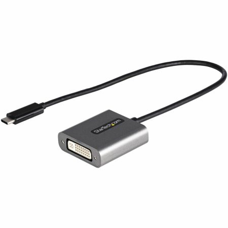 Adattatore USB C con DVI Startech CDP2DVIEC Nero Argentato Nero/Argentato