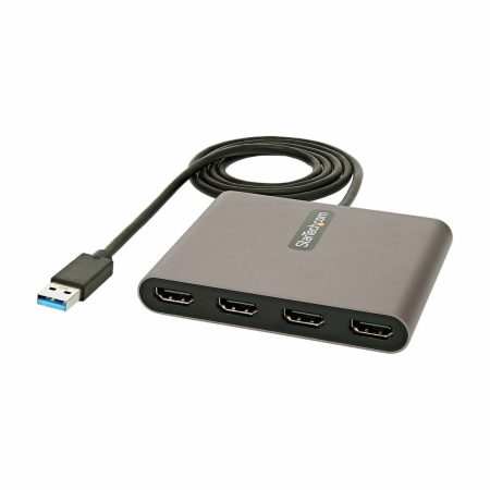 Adattatore USB 3.0 con HDMI Startech USB32HD4 Nero Grigio Multicolore 1 m