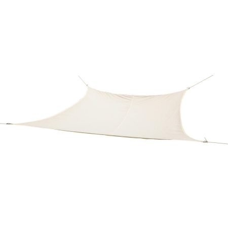 Vele parasole DKD Home Decor Candela Beige Acciaio inossidabile 300 x 400 x 2 cm Made in Italy Global Shipping