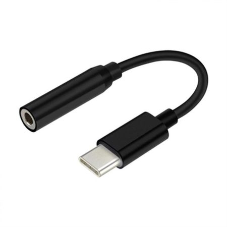 Adattatore USB C con Jack 3.5 mm Aisens A109-0348 Nero 15 cm