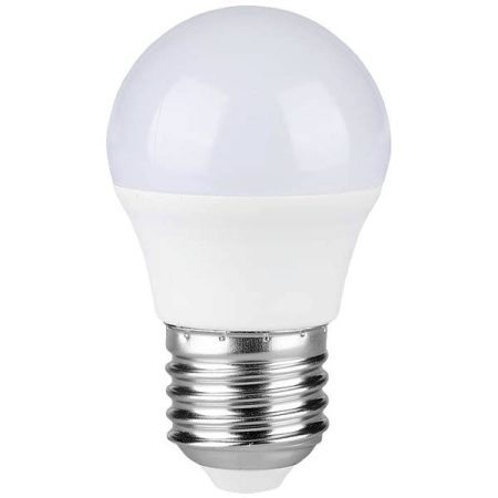 V-TAC 217407 LED (monocolore) ERP F (A - G) E27 Forma di palla 4.50 W Bianco caldo (Ø x A) 45 mm x 80 mm 1 pz.