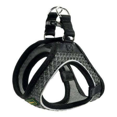 Imbracatura per Cani Hunter Hilo-Comfort Antracite Taglia XXS (26-30 cm) Made in Italy Global Shipping