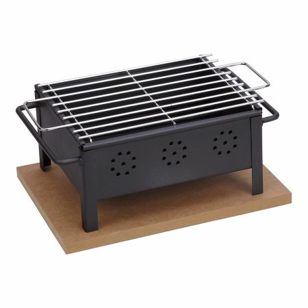 Barbecue Portatile Sauvic 2905 Centrotavolo 25 x 20 cm Ferro Made in Italy Global Shipping