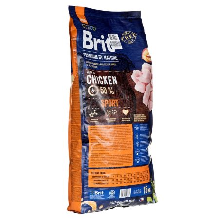 Io penso Brit Premium by Nature Sport Adulto Pollo 15 kg Made in Italy Global Shipping