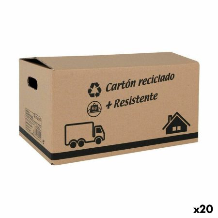 Scatola portaoggetti con coperchio Confortime Cartone 40 X 25 X 20 cm (20 Unità) Made in Italy Global Shipping