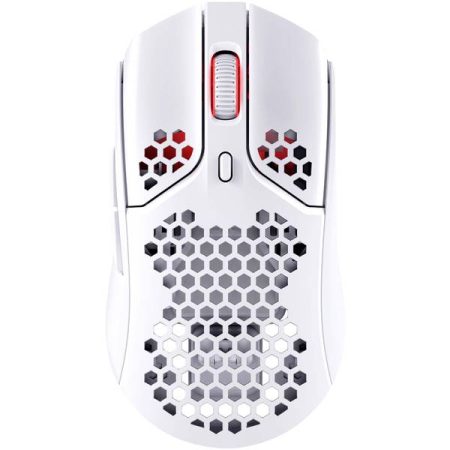 HyperX Pulsefire Haste Wireless White Mouse da gioco Senza fili (radio) Ottico Bianco