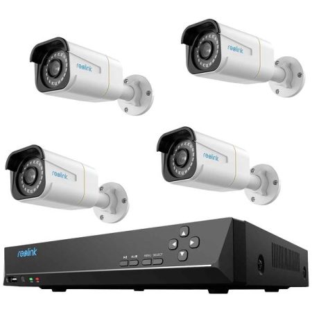 Reolink NVS8-5KB4-A rl5kb4 LAN IP-Kit videocamere sorveglianza 8 canali con 4 camere 4096 x 2512 Pixel