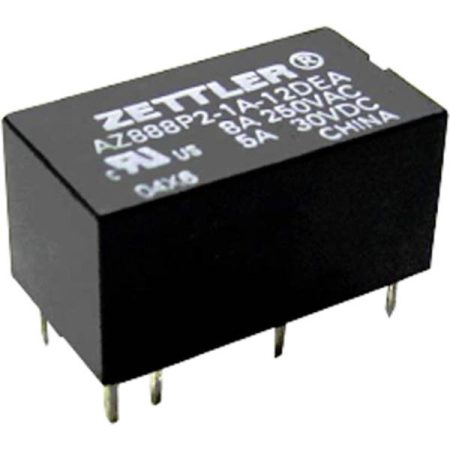 Zettler Electronics Zettler electronics Relè per PCB 12 V/DC 8 1 NA 1 pz.