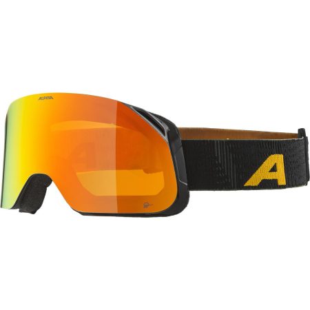 Occhiali da Sci Alpina Blackcomb Q-Lite Nero Arancio S2