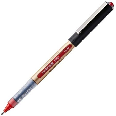 Penna a inchiostro liquido Uni-Ball Rollerball Eye Broad UB-150 Rosso 1 mm (12 Pezzi)