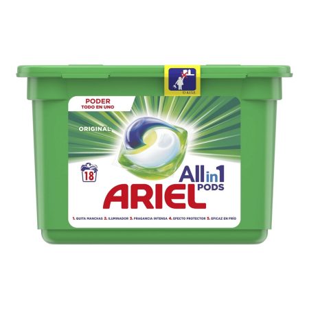 Detersivo Ariel (18 uds) Made in Italy Global Shipping