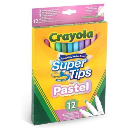 Set di Pennarelli Pastel Crayola Lavabili (12 uds)