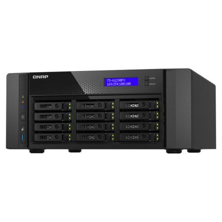 Memorizzazione in Rete NAS Qnap TS-H1290FX-7232P-64G Nero