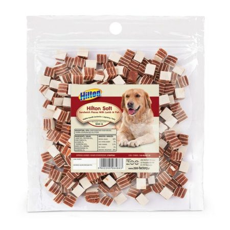 Snack per Cani Hilton Agnello Baccalà 500 g Made in Italy Global Shipping