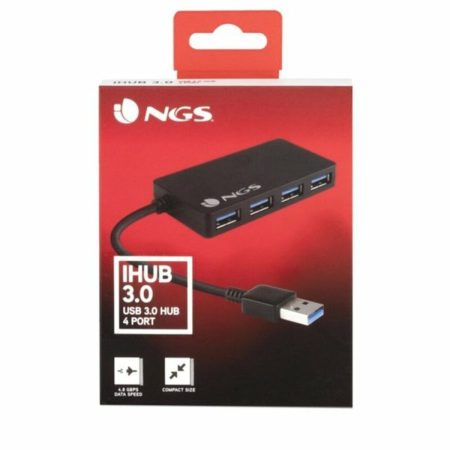 Hub USB NGS IHUB3.0 Nero 480 Mbps (1 Unità)