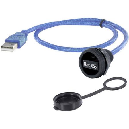 Connettore USB 2.0 di tipo A Presa con telaio di montaggio 1310-1032-01 M22 1310-1032-01 encitech Contenuto: 1 pz.