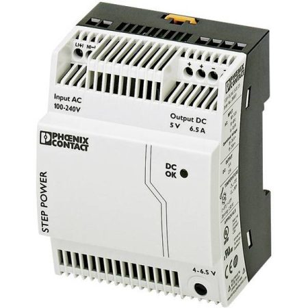 Phoenix Contact STEP-PS/1AC/5DC/6.5 Alimentatore per guida DIN 5 V/DC 6.5 A 32.5 W Num. uscite:1 x Contenuto 1 pz.