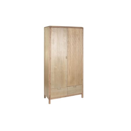 Armadio guardaroba DKD Home Decor Naturale Pino Legno MDF 90 x 40 x 180 cm Made in Italy Global Shipping