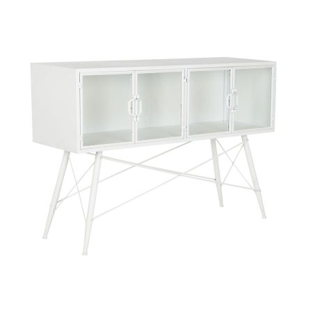 Consolle DKD Home Decor Bianco Metallo Cristallo 120 x 35 x 80 cm Made in Italy Global Shipping