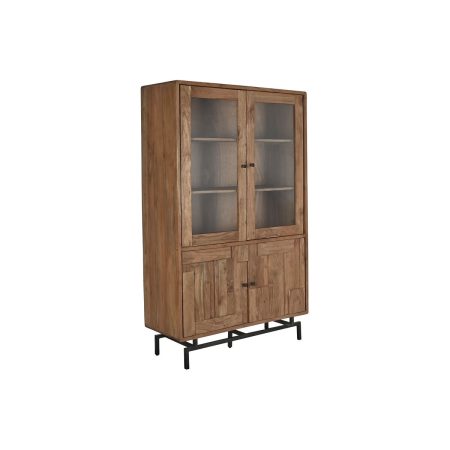 Stand Espositore Home ESPRIT Cristallo Acacia 118 x 45 x 194 cm Made in Italy Global Shipping