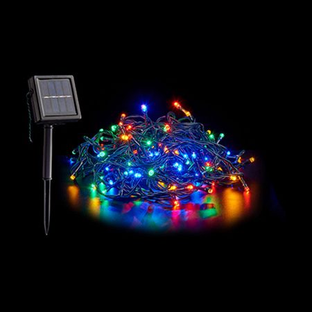 Ghirlanda di Luci LED Solare Multicolore Made in Italy Global Shipping