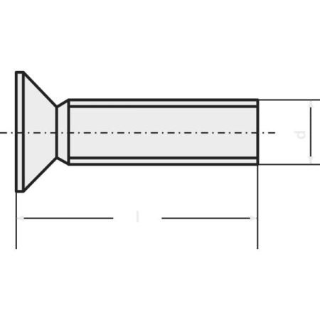 TOOLCRAFT 888083 Viti svasate M3 8 mm Esalobato DIN 965 Acciaio zincato 100 pz.