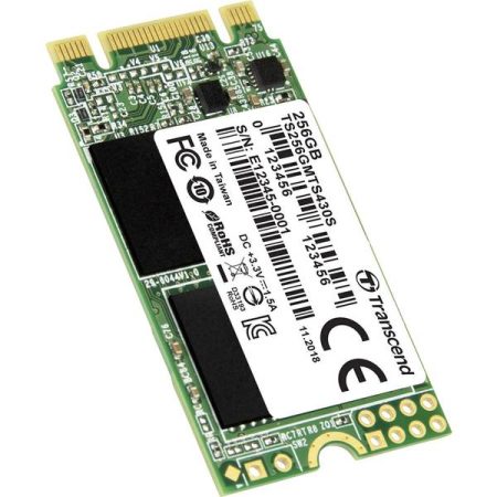Transcend 430S 256 GB Memoria SSD interna SATA M.2 2242 M.2 SATA 6 Gb/s Dettaglio TS256GMTS430S