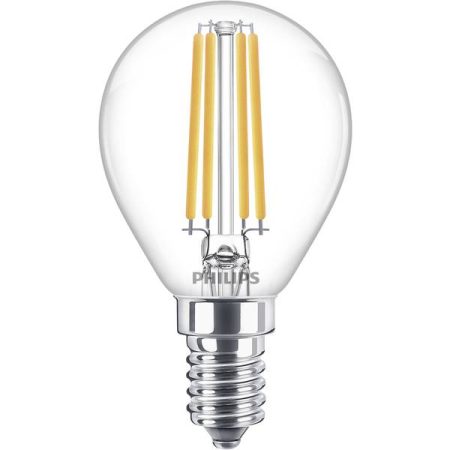 Philips Lighting 76229200 LED (monocolore) ERP E (A - G) E14 Forma di goccia 6.5 W = 60 W Bianco caldo (Ø x L) 4.5 cm x