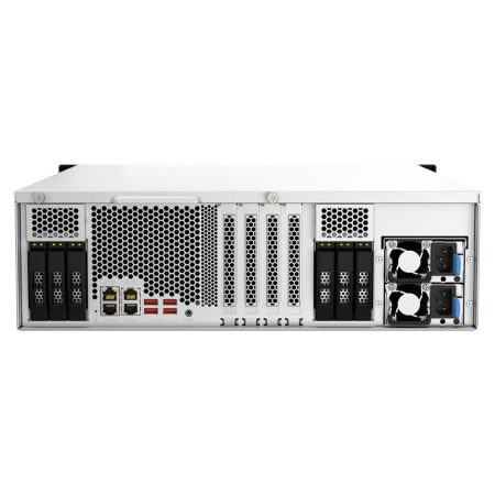 Memorizzazione sulla Rete Qnap TS-h2287XU-RP Intel Xeon E-2336 Nero/Bianco