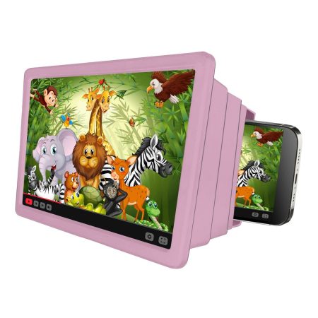 Lente d'Ingrandimento per Schermo di Dispositivi Mobili Celly KIDSMOVIEPK Rosa