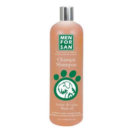 Shampoo per animali domestici Menforsan 1 L Cane Olio di visone Made in Italy Global Shipping